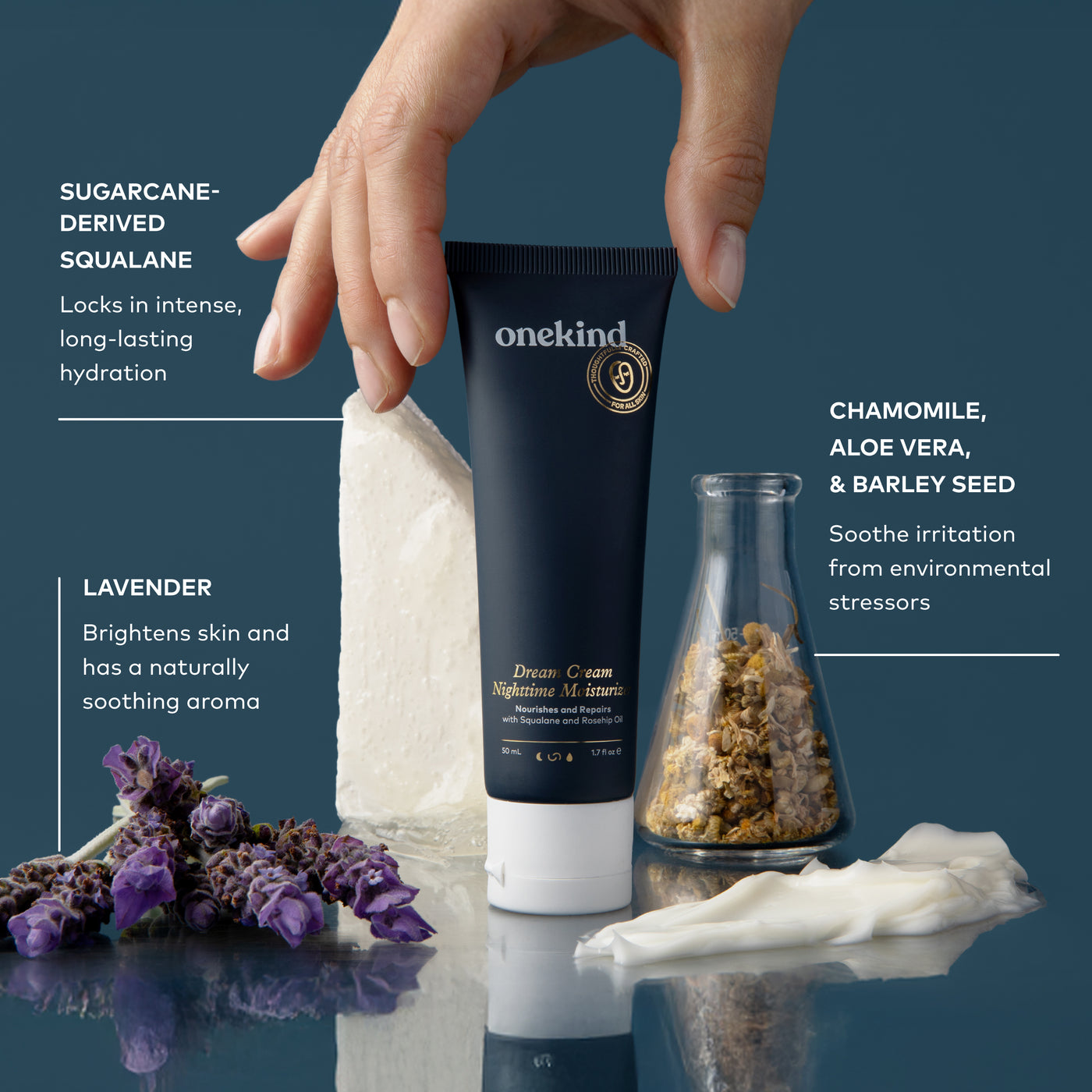 Dream Cream Nighttime Moisturizer — product detail | Onekind