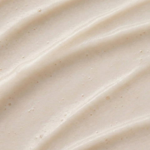 Close-up of smooth, beige cream texture