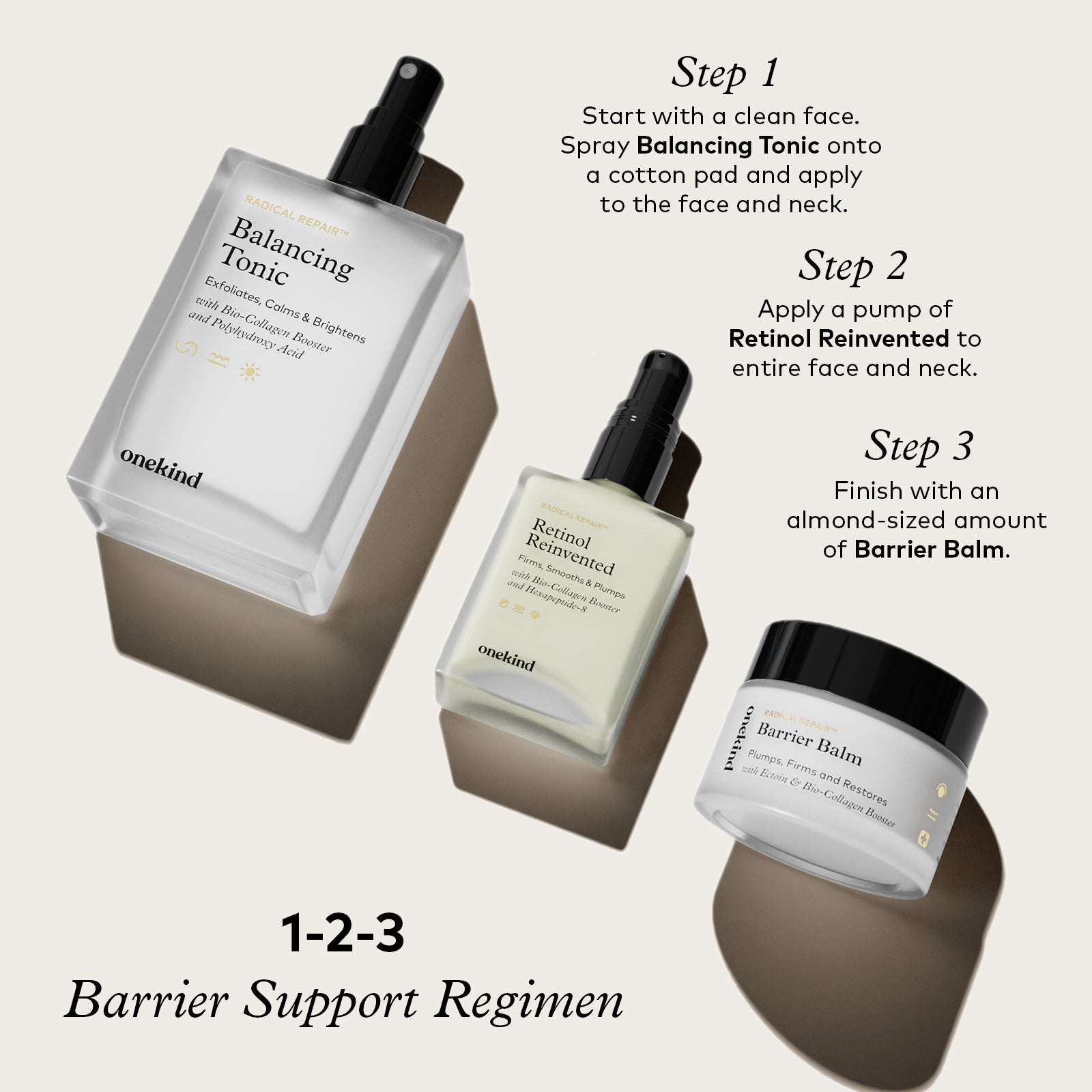 Radical Repair™ Barrier Support Regimen - Onekind