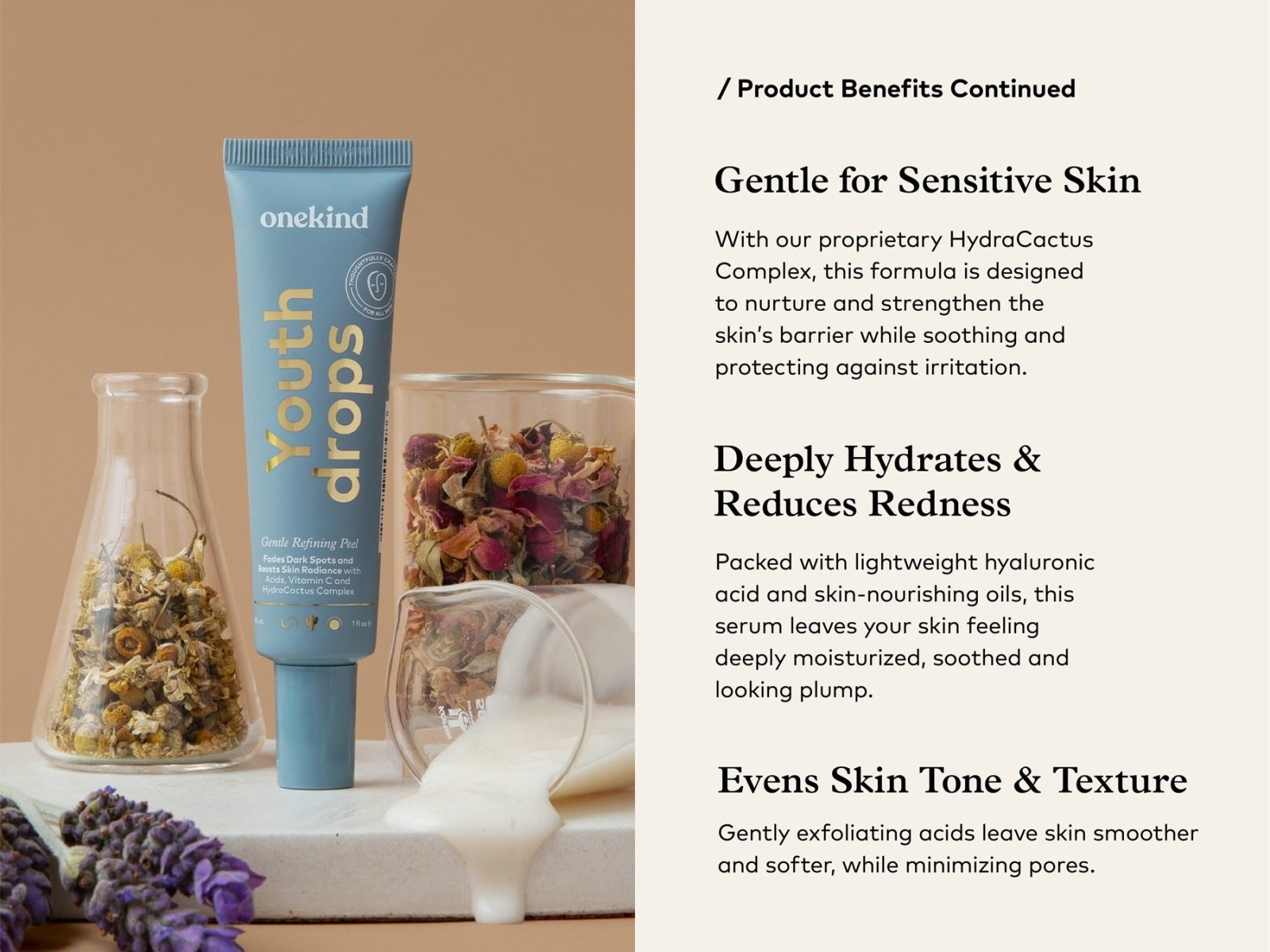 Youthdrops Gentle Refining Peel - Onekind